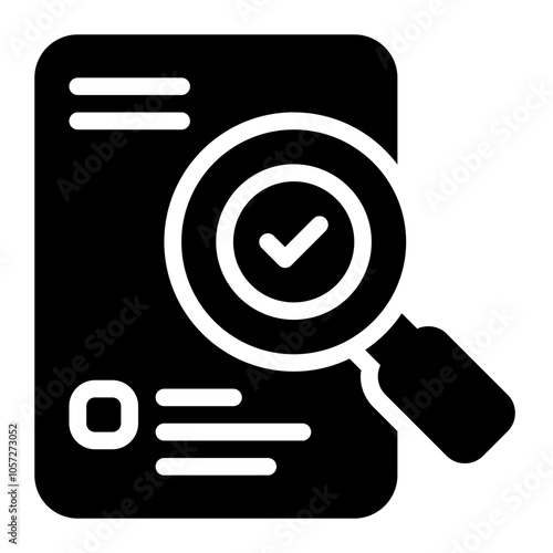 Checking Solid Icon