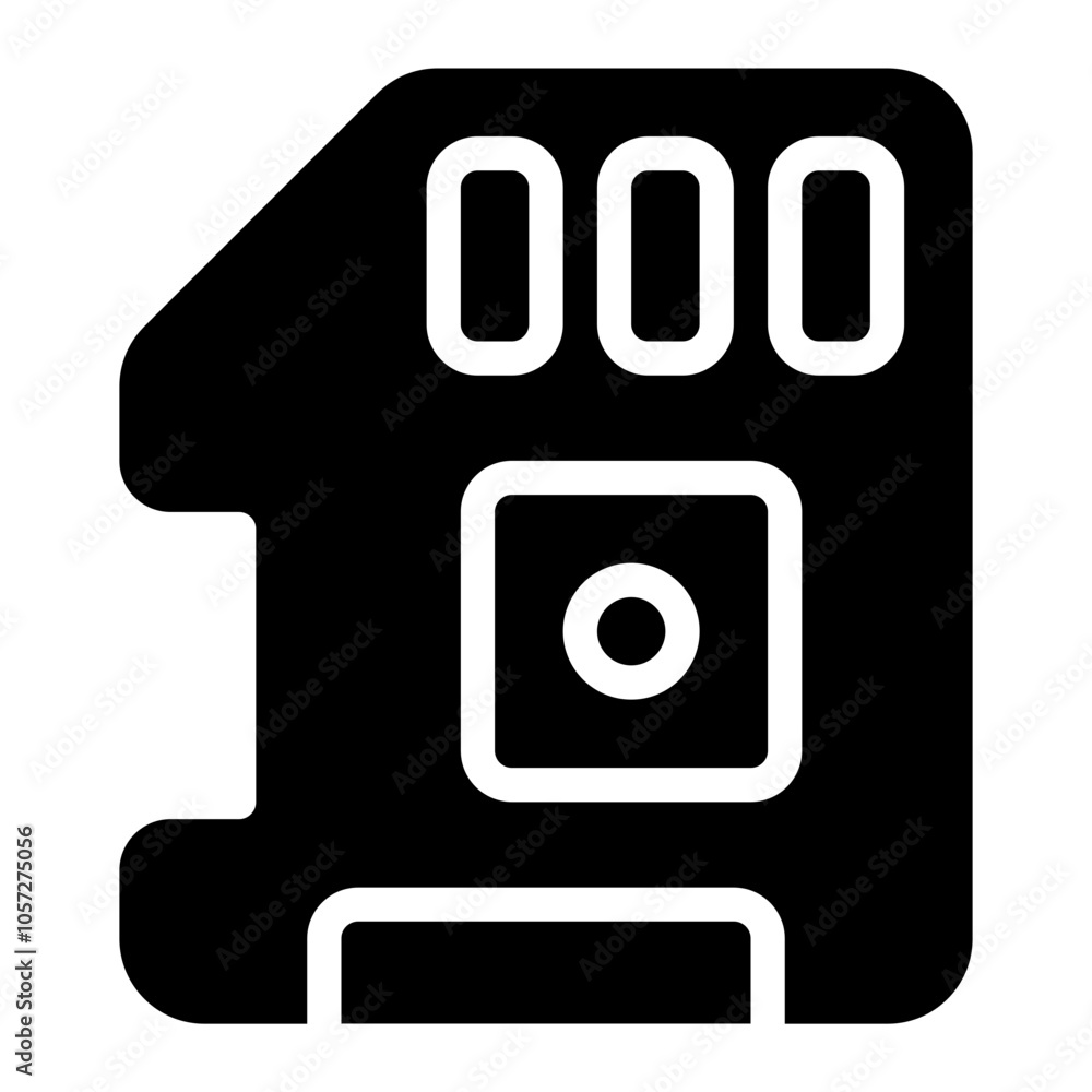 Memory Solid Icon Memory Solid Icon
