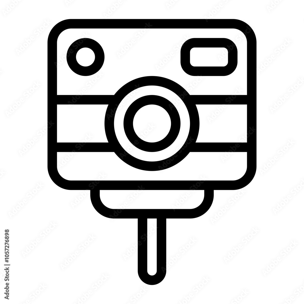 Tripod Line Icon Tripod Line Icon