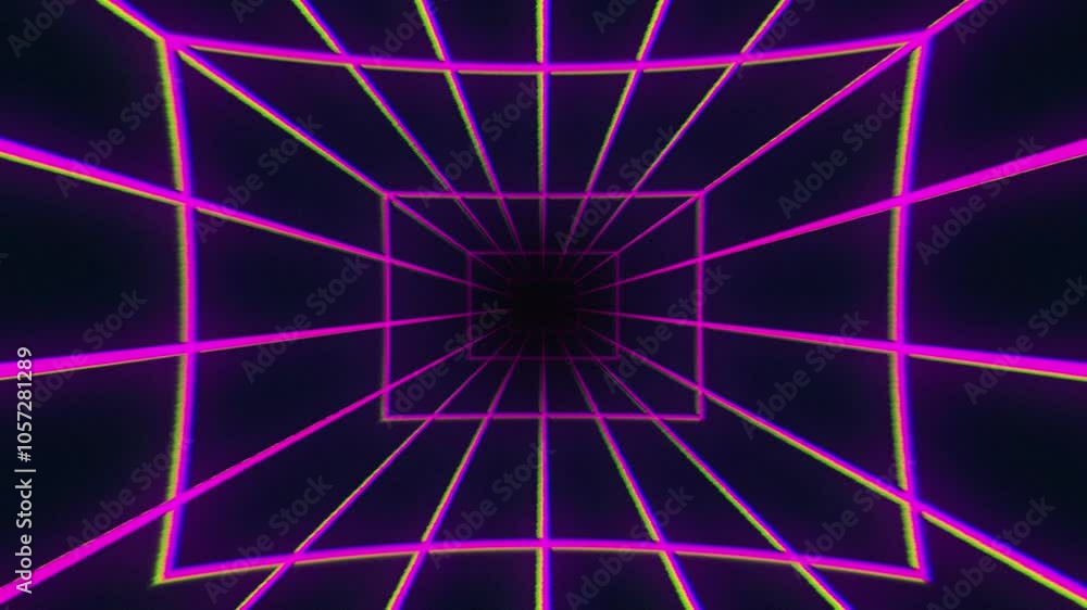 Abstract Digital Art Tunnels Background Animation Abstract Digital Art Tunnels Background Animation