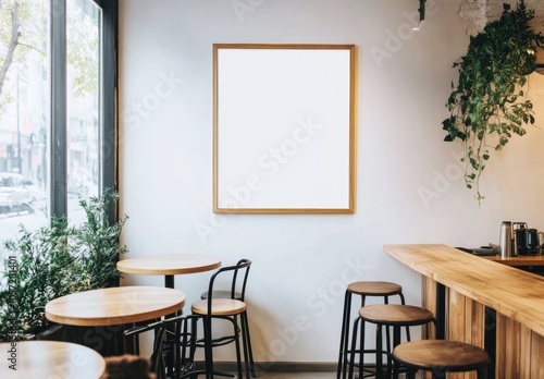 Empty Cafe Frame.