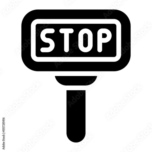 Stop Solid Icon