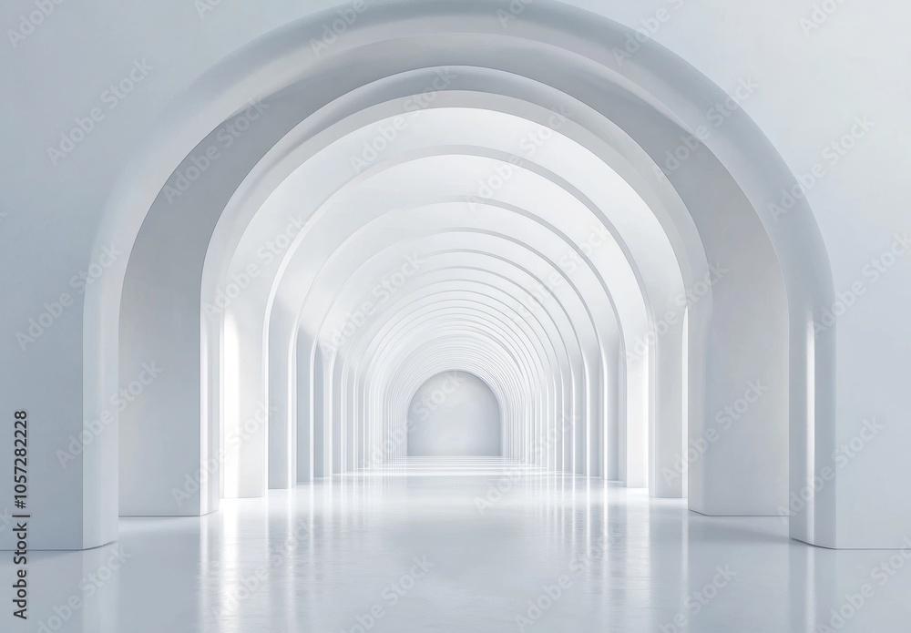 White Archway. White Archway.