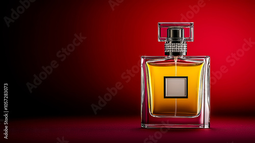 Elegant luxury perfume bottles adorned with intricate  detailing. Sophisticated fragrance packaging showcasing timeless beauty and refined opulence Brainstorming Advertising Marketing photo