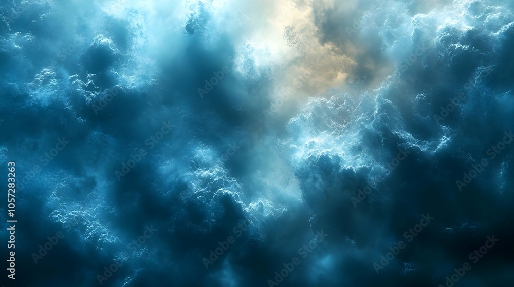 Deep Blue Ocean Abstract Background Deep Blue Ocean Abstract Background