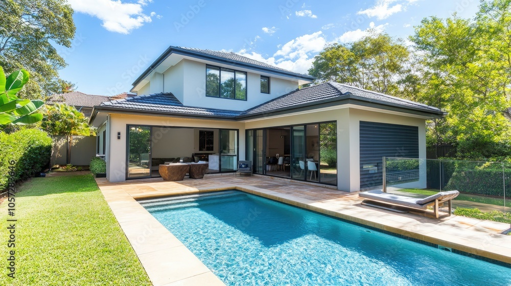 Modern Tranquil Family Home in Sydney Modern Tranquil Family Home in Sydney