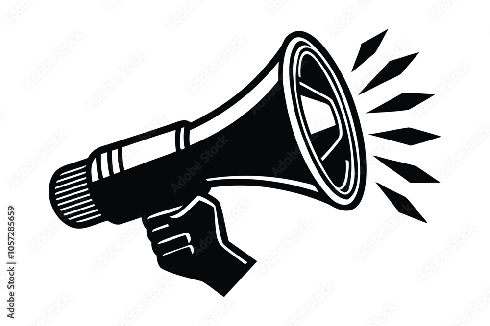 megaphone isolated on white megaphone isolated on white