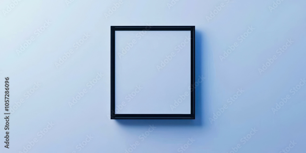 A black frame with a white background A black frame with a white background