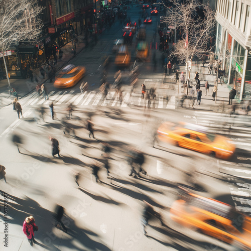 Fotografi traffic in the city