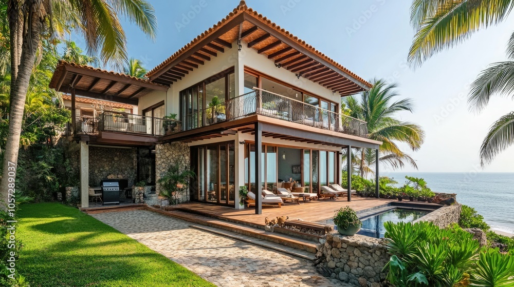 Elegant Two-Level Residence by the Sea Elegant Two-Level Residence by the Sea