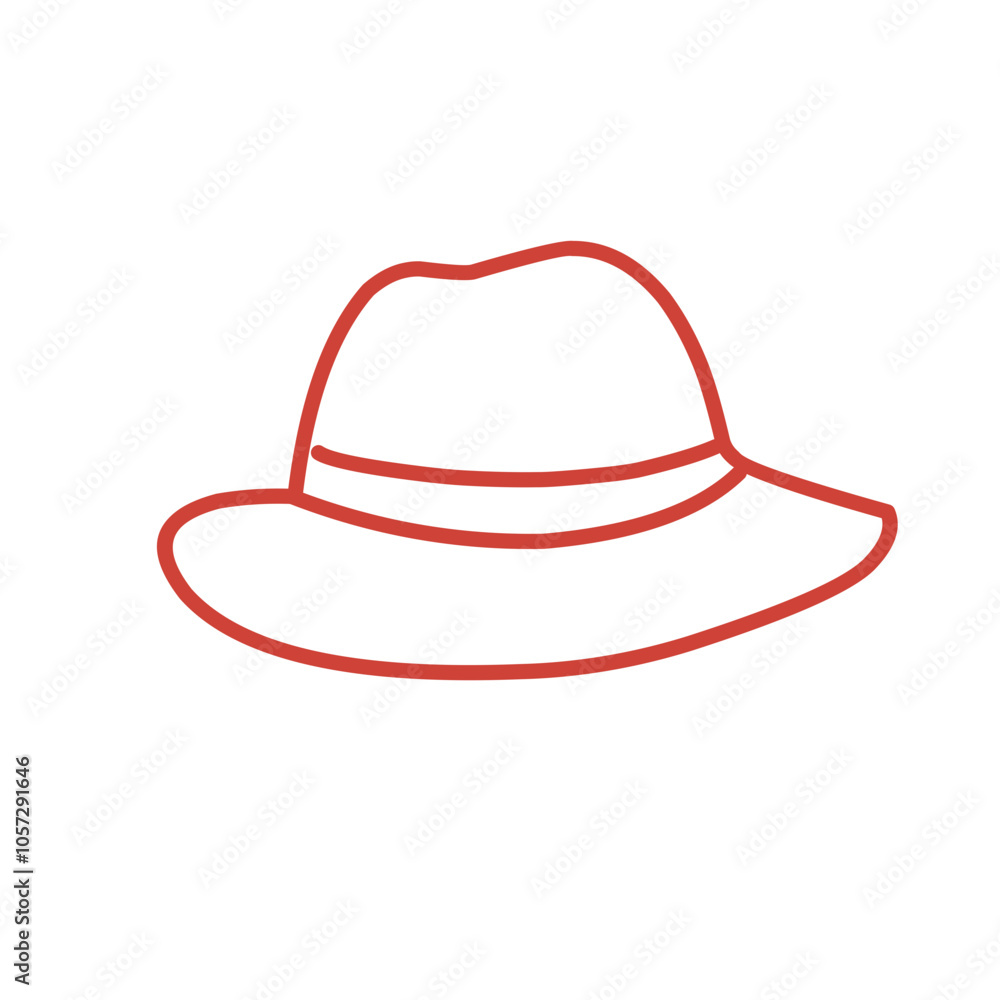 hat cap vector outline doodle hat cap vector outline doodle