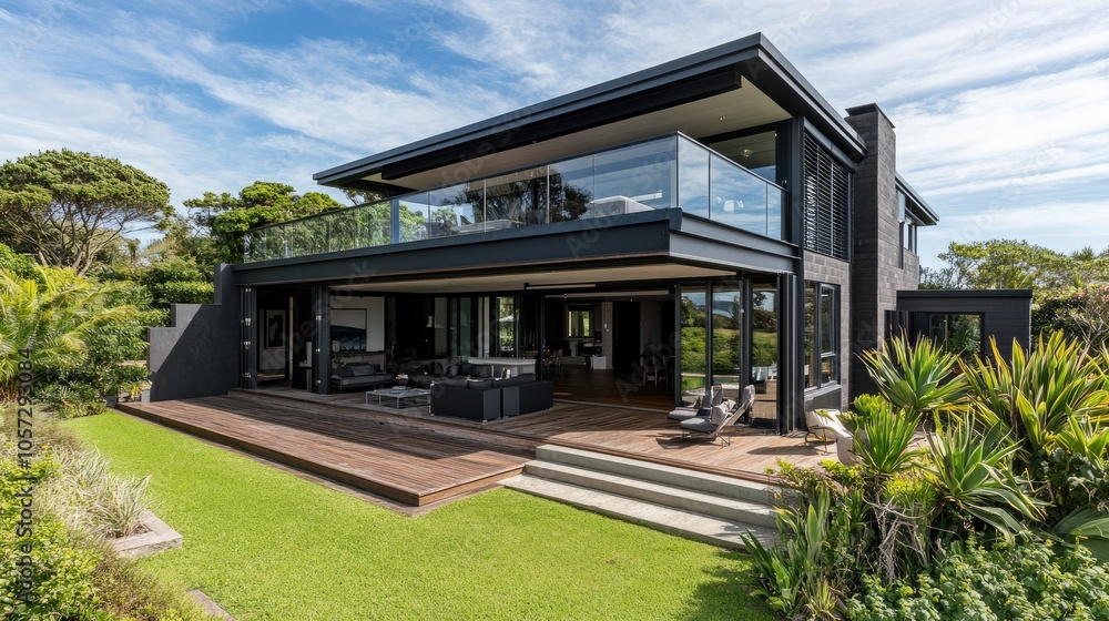 Contemporary House with Spacious Design and Scenic Views Contemporary House with Spacious Design and Scenic Views