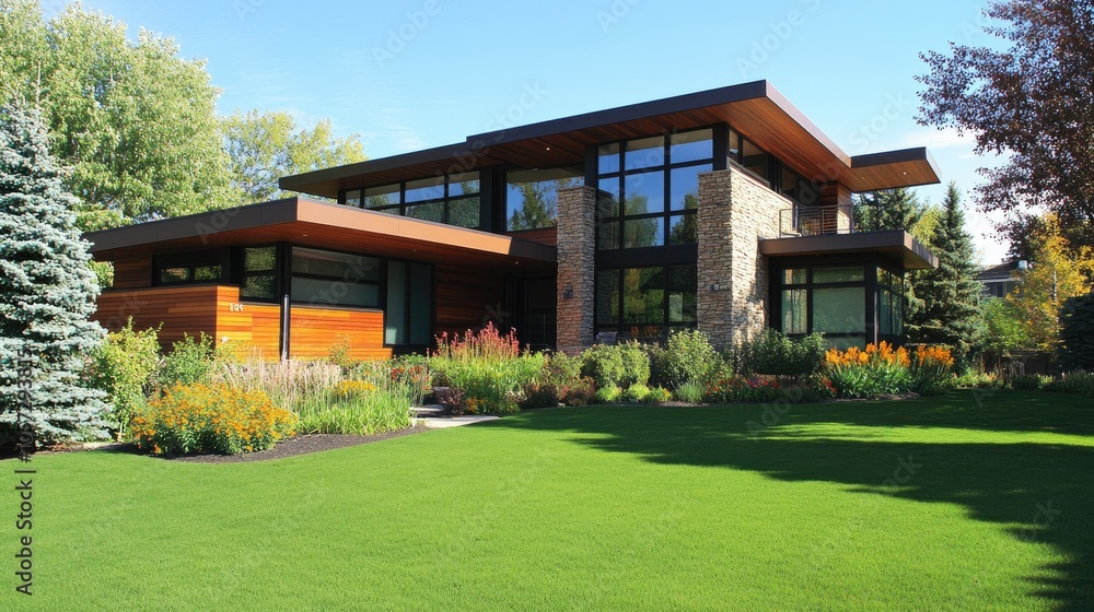 Modern Elegant Home in Calgary Neighborhood Modern Elegant Home in Calgary Neighborhood