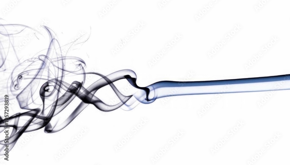 Close-up of a white smoke trail. Generated with AI. Close-up of a white smoke trail. Generated with AI.