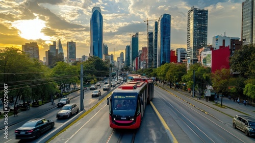 Automated public transport system Promote environmentally friendly mass transit systems and sustainable transport solutions in South America.