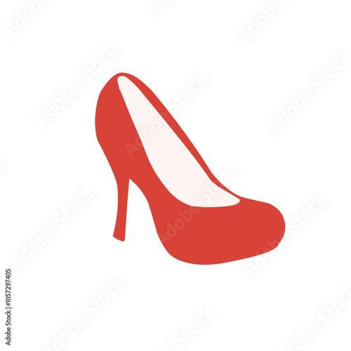 Woman high heels illustration icon