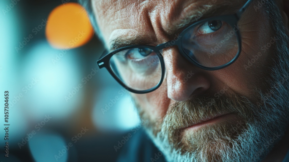 Professional Man in Suit Looking Serious Professional Man in Suit Looking Serious