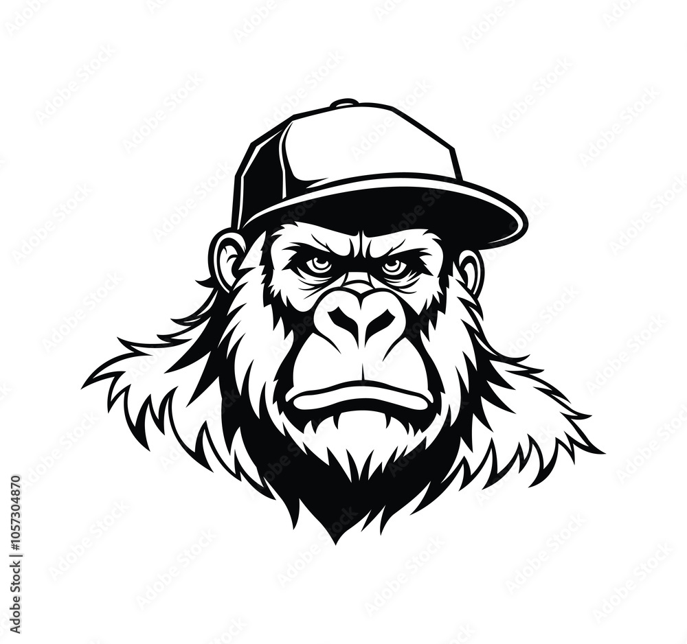 Cool gorilla vector Cool gorilla vector