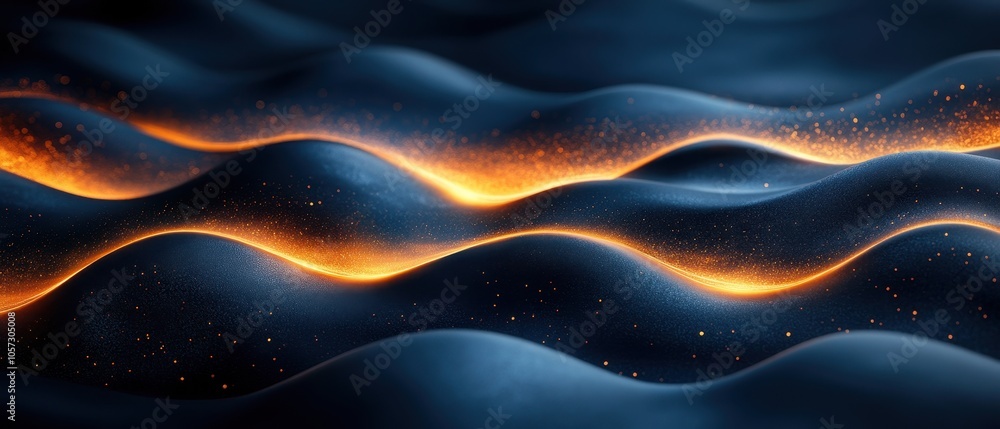 Navy Blue and Gold Fluid Waves, dynamic liquid pattern, swirling textures, vibrant colors, elegant design, captivating visual flow Navy Blue and Gold Fluid Waves, dynamic liquid pattern, swirling textures, vibrant colors, elegant design, captivating visual flow