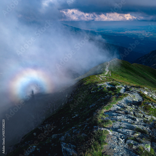 A Brocken Spectre in Tatra Mountains