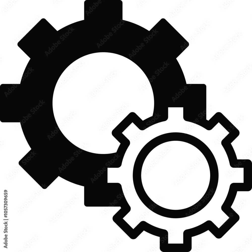 Setting Icon Set Illustration Setting Icon Set Illustration