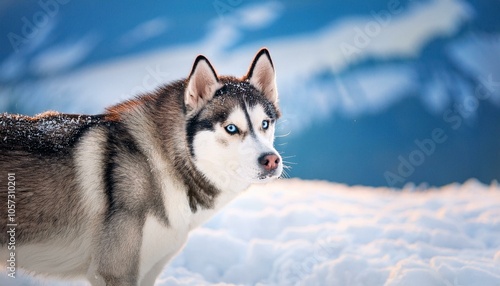 siberian husky dog