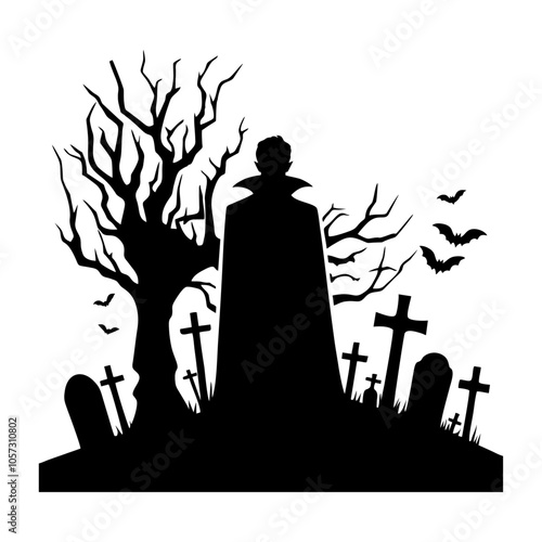 vampire dracula logo icon design illustration