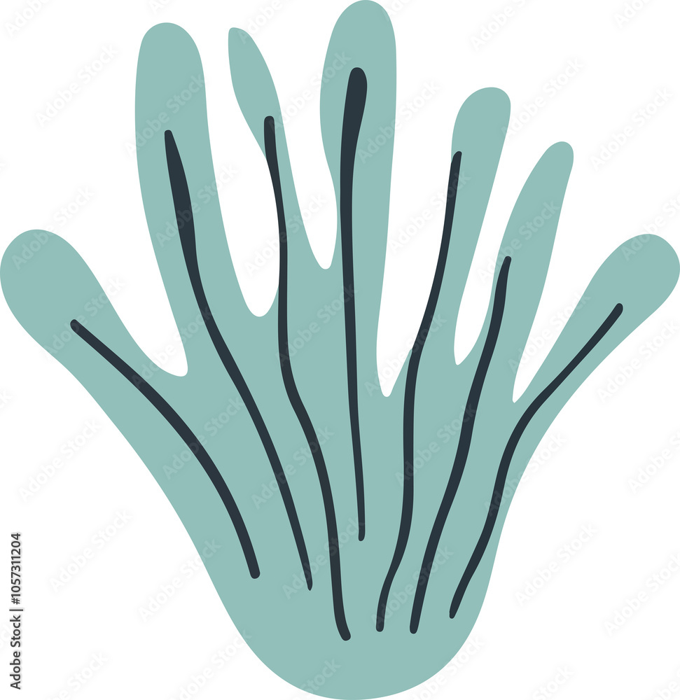 Minimalist Abstract Seaweed Clipart in Boho Style for Nautical Decor – Hand-Drawn Ocean-Inspired Design in Coastal Colors Minimalist Abstract Seaweed Clipart in Boho Style for Nautical Decor – Hand-Drawn Ocean-Inspired Design in Coastal Colors