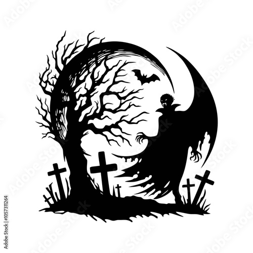 vampire dracula logo icon design illustration