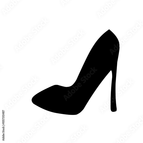 high heel shoes icon vector