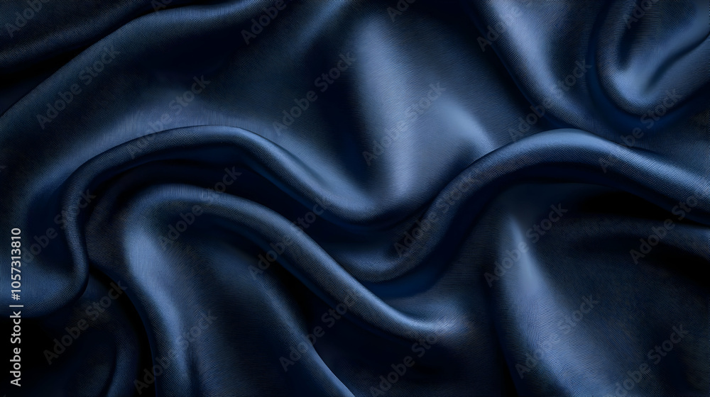 Abstract Blue Fabric Texture Background Abstract Blue Fabric Texture Background