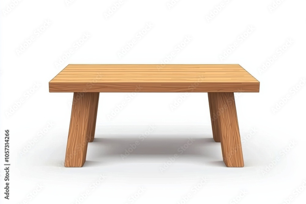 A minimalist wooden table with a sleek design, perfect for modern interiors and versatile enough for various setups and styles. A minimalist wooden table with a sleek design, perfect for modern interiors and versatile enough for various setups and styles.