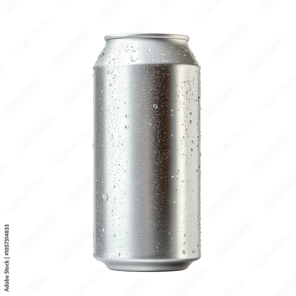 Chilled and Refreshing: Captivating Aluminum Drink Can with Condensation Chilled and Refreshing: Captivating Aluminum Drink Can with Condensation