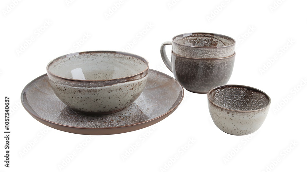 A Tableware on a White Background Image - a clean and inviting visual. The tableware on a white background image presents a neat and appealing scene, making it suitable for various dining or display s A Tableware on a White Background Image - a clean and inviting visual. The tableware on a white background image presents a neat and appealing scene, making it suitable for various dining or display s
