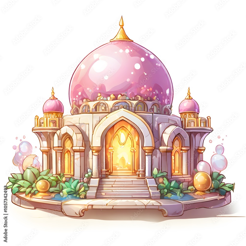 Obraz premium beautiful arabic islam concept design for Ramadam and Eid