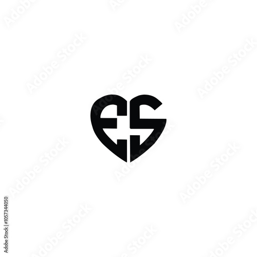 ES monogram logo design letter text name symbol monochrome logotype alphabet character simple logo Free Download ES monogram logo design letter text name symbol monochrome logotype alphabet character simple logo - GFXLoad