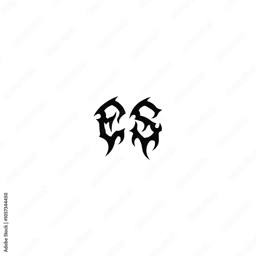 ES monogram logo design letter text name symbol monochrome logotype alphabet character simple logo ES monogram logo design letter text name symbol monochrome logotype alphabet character simple logo