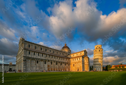 Fotografie Image of the Pisa Cathedral Square, Piazza dei Miracoli, Italy, Europe