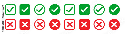 red green button