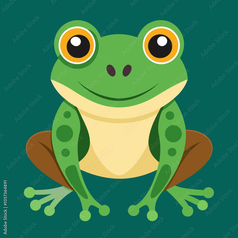 Fototapeta premium green frog 