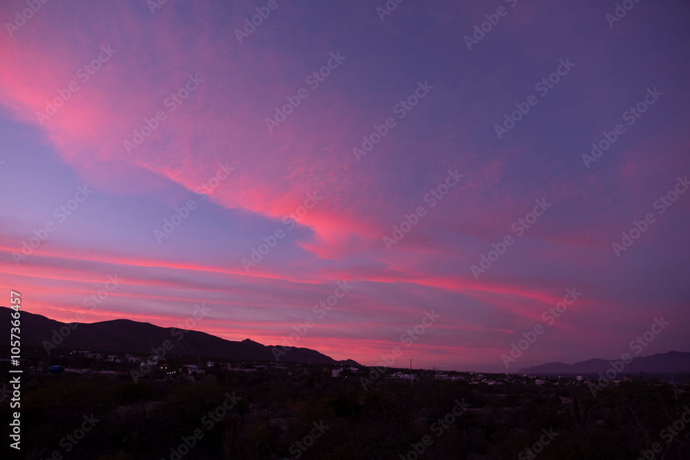 Fototapeta premium Stunning Sunsets in Baja Mexico