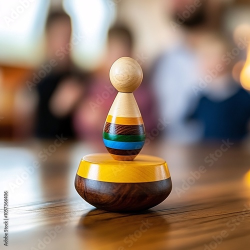 Dreidel on a Table photo