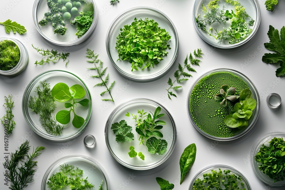 Algae and Plant Cell Cultures in Petri Dishes Algae and Plant Cell Cultures in Petri Dishes