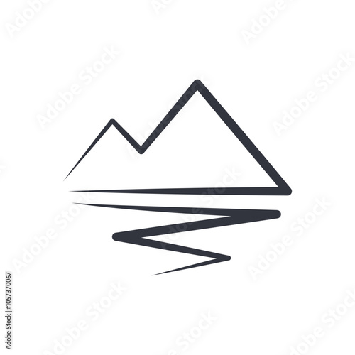 Mountain Logo Template Icon
