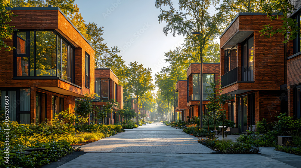 Fototapeta premium street in the town