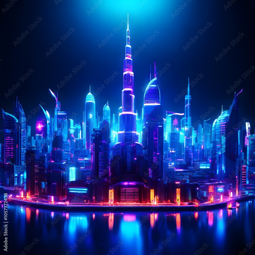 Fototapeta premium beautiful arabic islam concept design for Ramadam and Eid