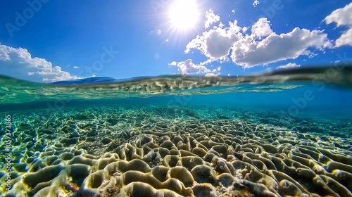 Underwater Scene Captured with GoPro Camera