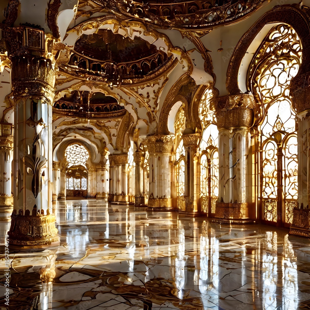 Obraz premium beautiful arabic islam concept design for Ramadam and Eid