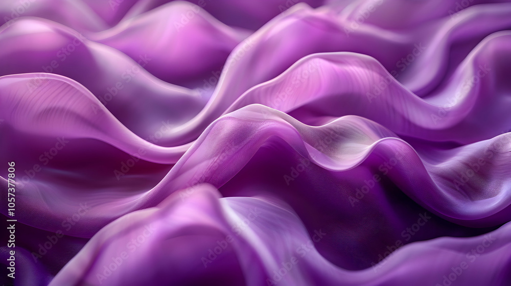Purple Abstract 3D Background with Wavy Texture Purple Abstract 3D Background with Wavy Texture