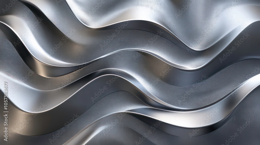 Abstract metal waves creating a dynamic, fluid texture with a sleek appearance. Abstract metal waves creating a dynamic, fluid texture with a sleek appearance.